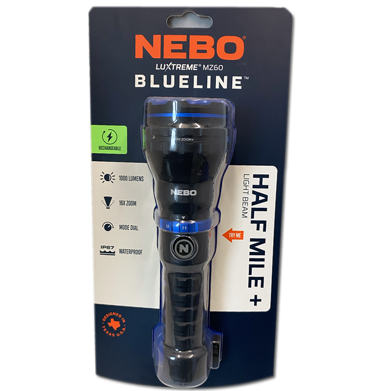 LUXTREME by NEBO - The Half Mile Beam Rechargeable Flashlight 