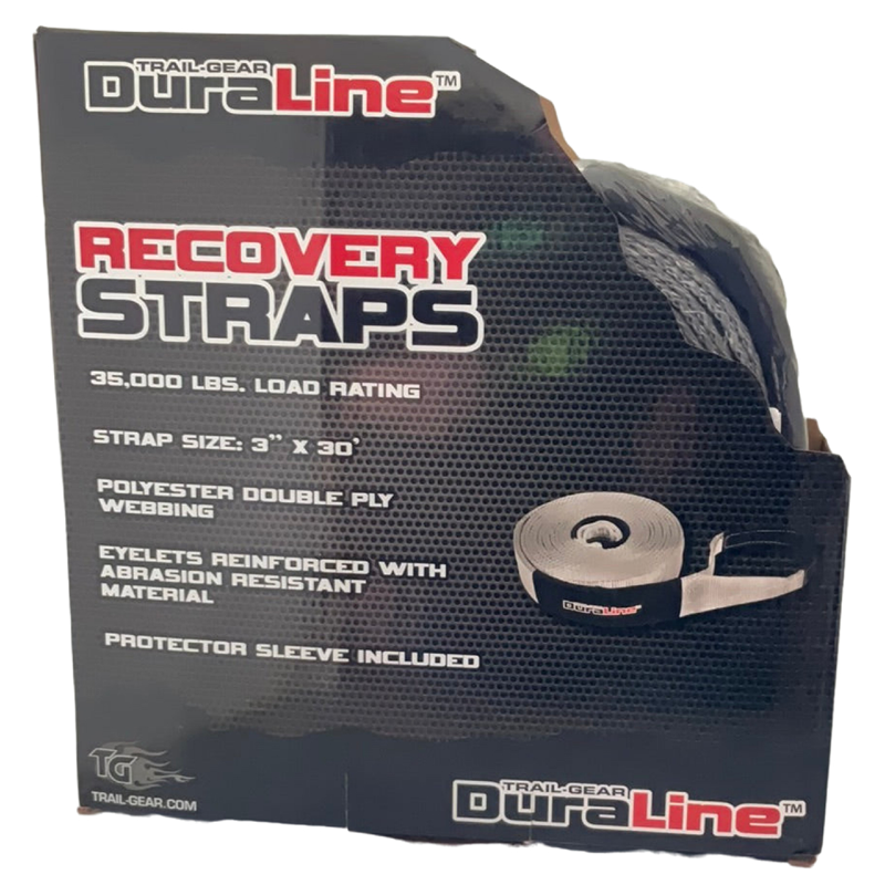 Trail-Gear DuraLine Recovery Straps 3”x30’