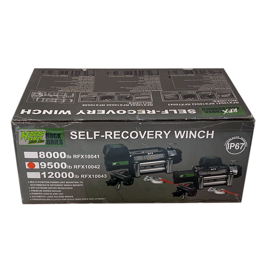 RFX 9500lb Self Recovery Winch (Steel Wire Rope)