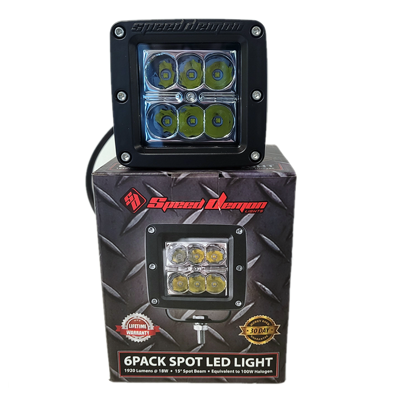 Speed Demon 6pack Spot LED Light